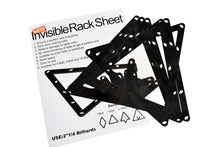 New -  All in One Invisible Rack Sheet for 8, 9 and 10 Ball- Six per package