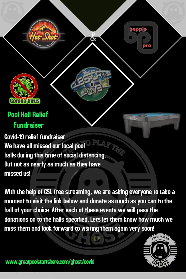 COVID Pool Hall Relief Fundraiser