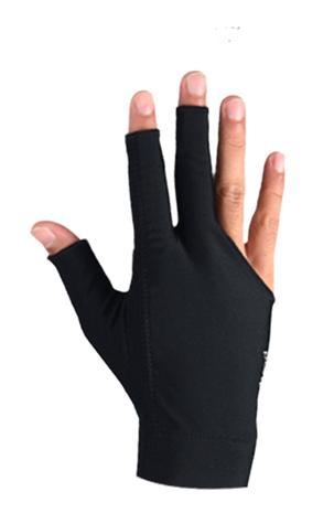 Black - 3 Fingers Glove - Left Hand
